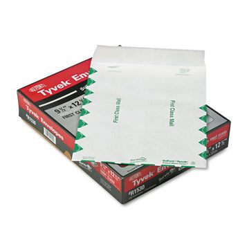 Survivor® First Class Catalog Mailers, Dupont Tyvek, #12 1-2, Square Flap, Redi-strip Closure, 9.5 X 12.5, White, 100-box freeshipping - TVN Wholesale